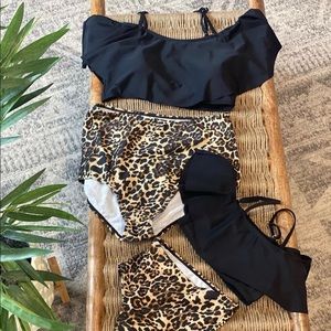 Mommy & Me Swimwear Cheetah Print(Adult)